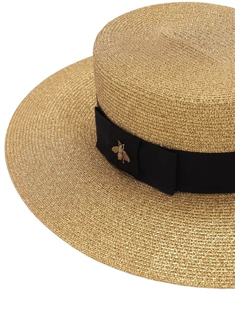 gucci black straw hat|Gucci inspired straw hat.